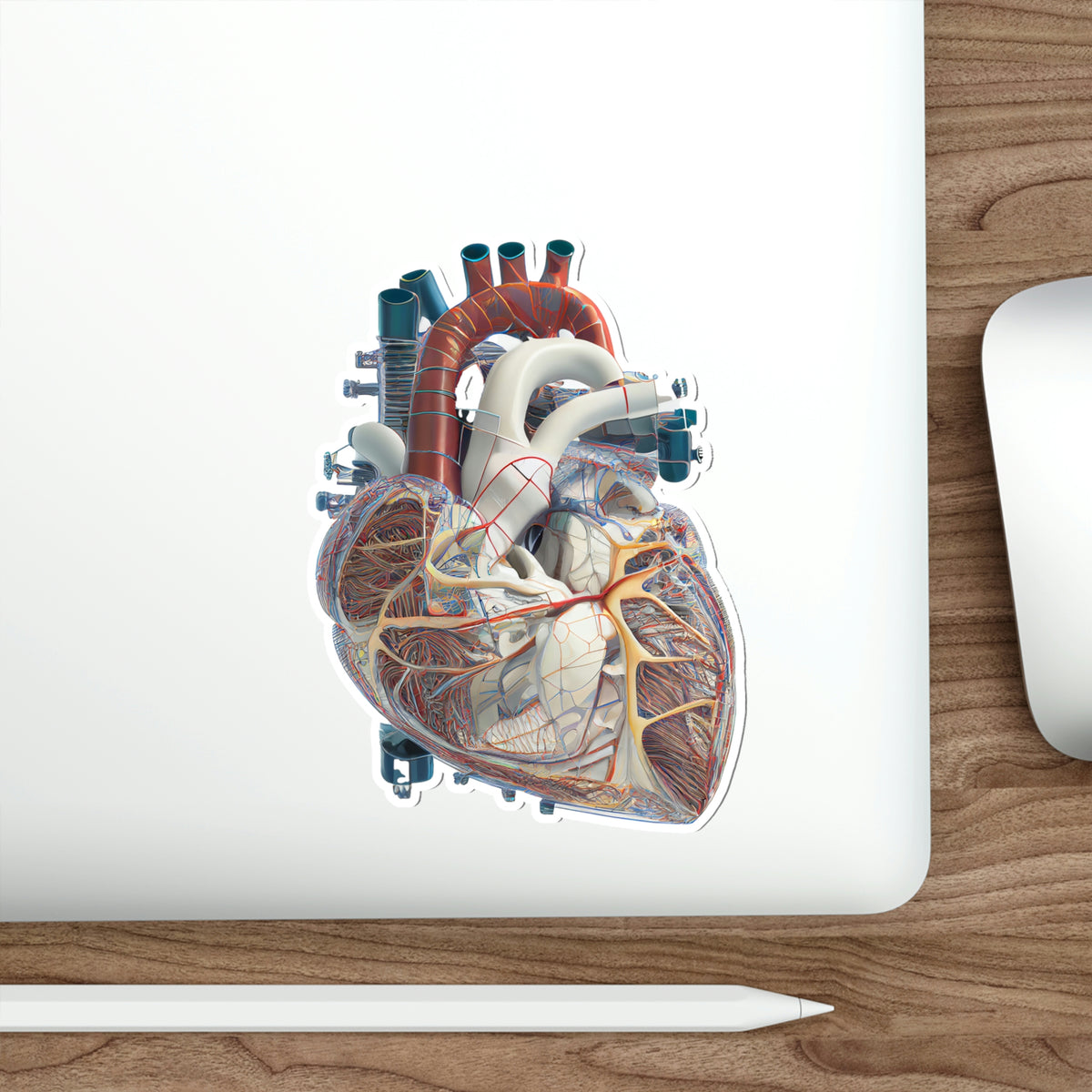 Heart Engineer Sticker Engineering Plans Heart Die-Cut Sticker – AnatomyAIA