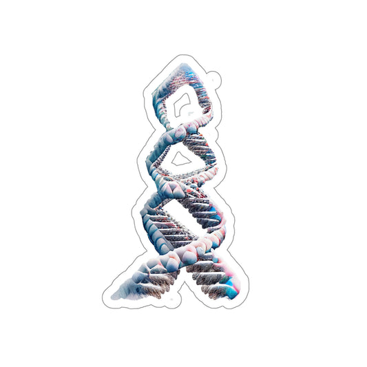Snow Capped Mountains DNA Die-Cut Sticker