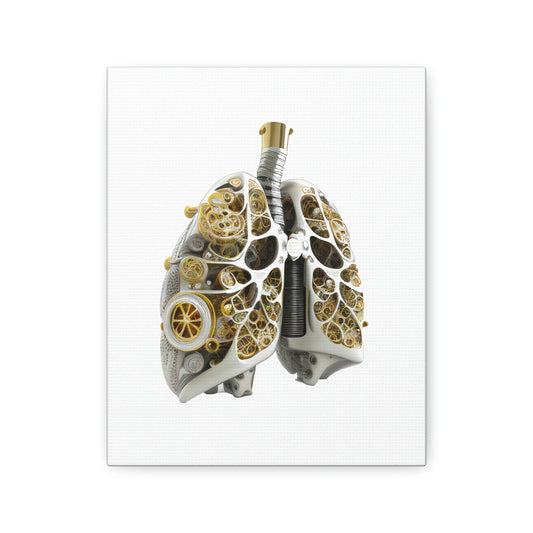 Bio Mechanical Lungs, ꓥVꓥ Generated - Polyester Canvas