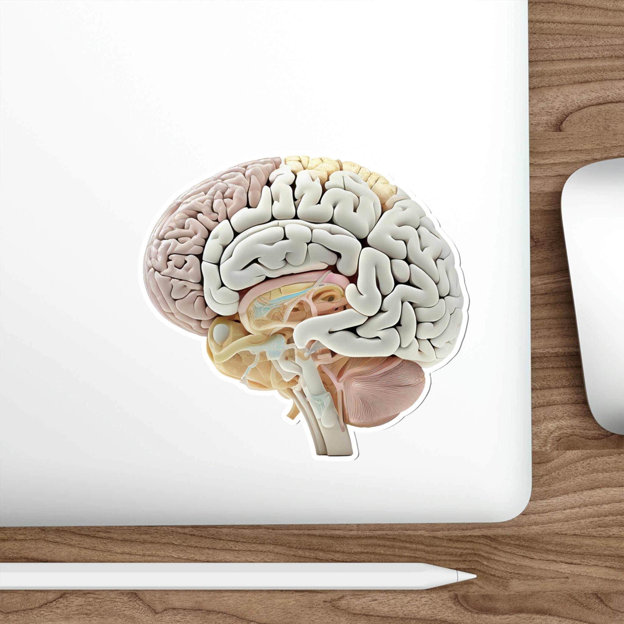 Human Brain Sticker Brains - Stickers – AnatomyAIA