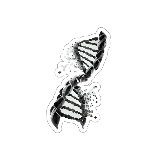 Black DNA Die-Cut Sticker