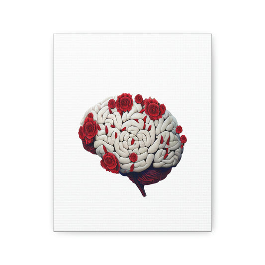 Rose Brain, ꓥVꓥ Generated - Polyester Canvas