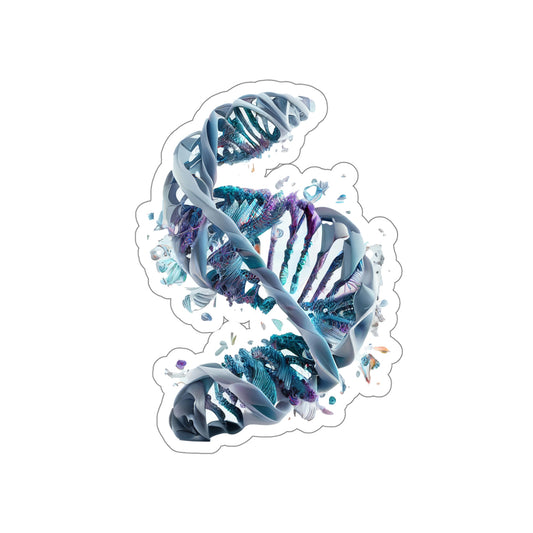 Aquatic Elements DNA Die-Cut Sticker