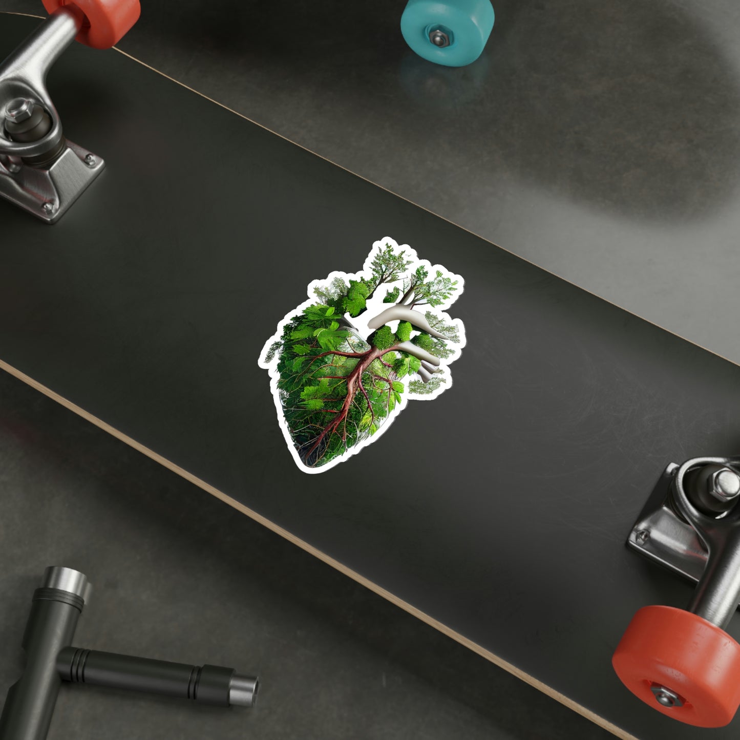 Plant Heart Die-Cut Sticker