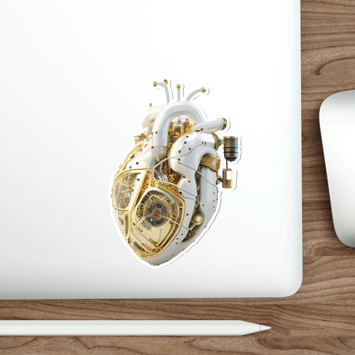 Heart Engineer Sticker Bio Mechanical Heart Die-Cut Sticker – AnatomyAIA