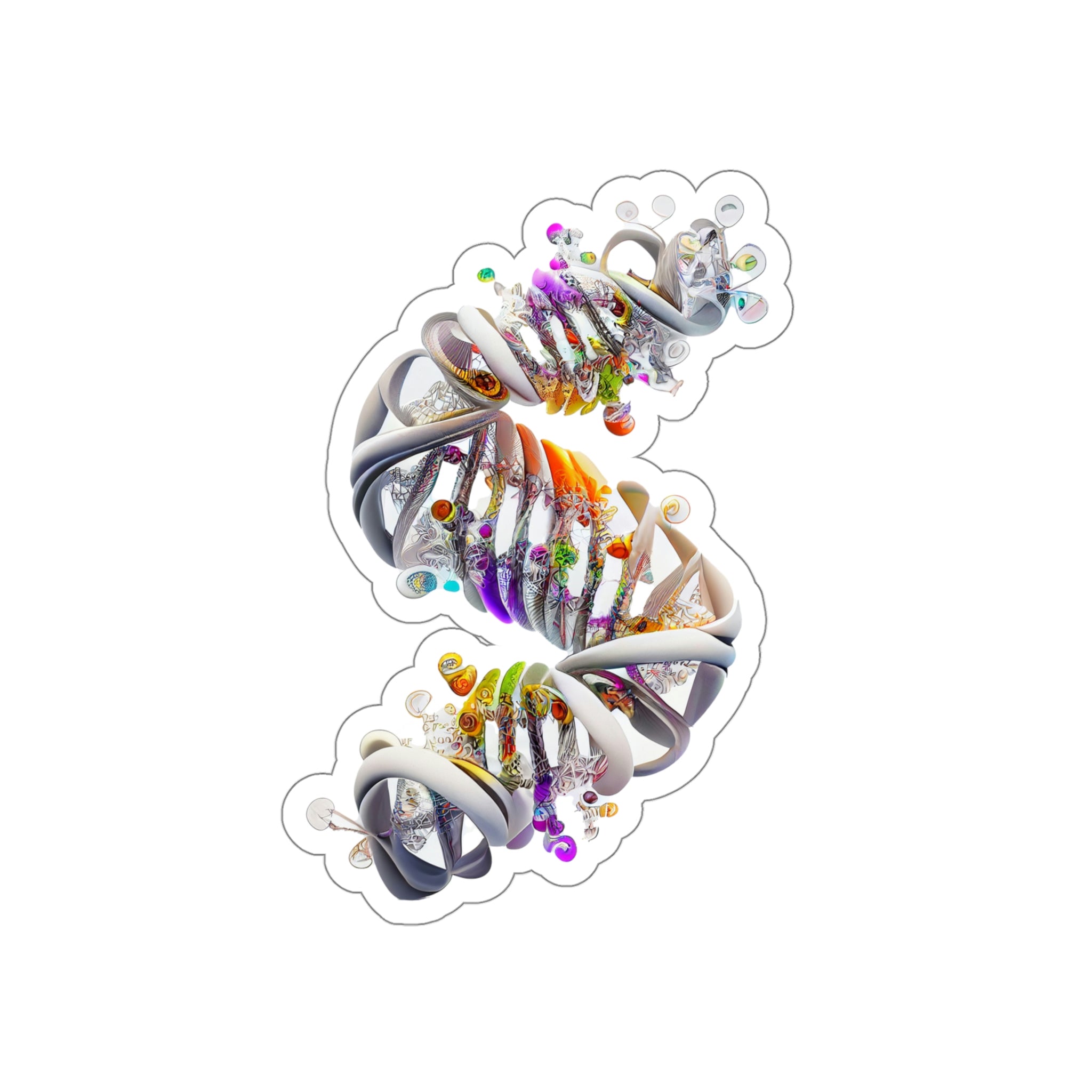 Dna Basic Sticker Alien Material DNA Die-Cut Sticker – AnatomyAIA